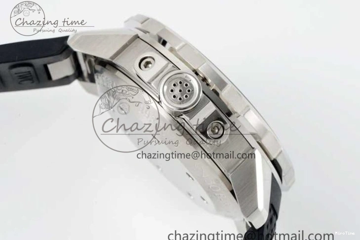 MIROTIME 0425 Aquatimer Chrono SS RSF 1:1 Best Edition Black Dial on Black Rubber Strap A EyeCatching 7073